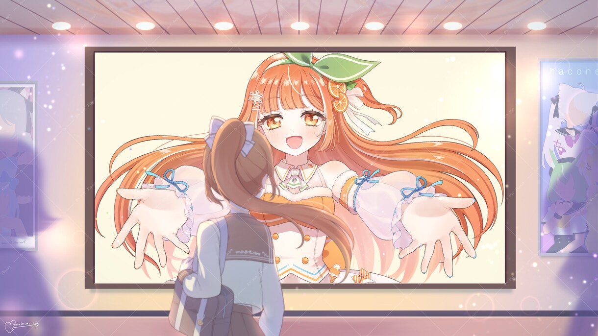 可愛くてキラキラなイラストを制作いたします キャラクターデザイン、デフォルメ、歌ってみた動画など！ イメージ8
