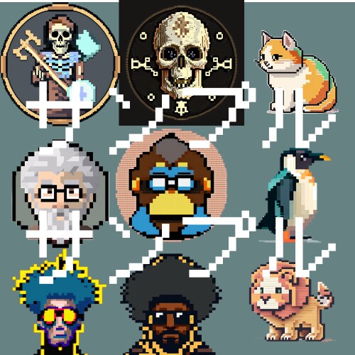 ブログやSNSで使えるドット絵アイコン作成します NFT風のかわいいドット絵アイコン【完全オリジナル】 イメージ7