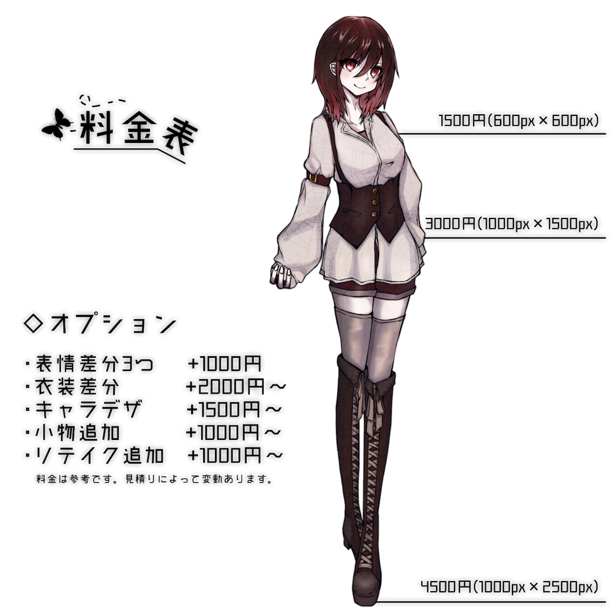 TRPG、ゲーム等のキャラクターイラスト描きます 低価格で全身立ち絵が手に入る！ イメージ2