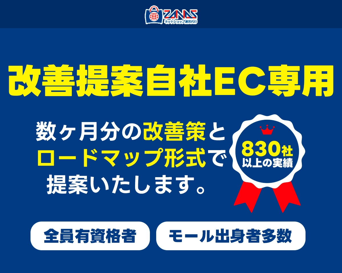 自社ECストア運営の改善案を提案いたします 分析/ロードマップ形式で運営の改善案を提案 イメージ1