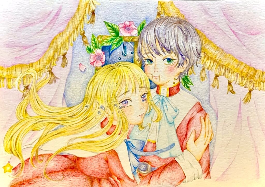 人形のようなイラストをお届けします 絵本好きさん！童話好きさん！アナログ好きさんにオススメ！！ イメージ2