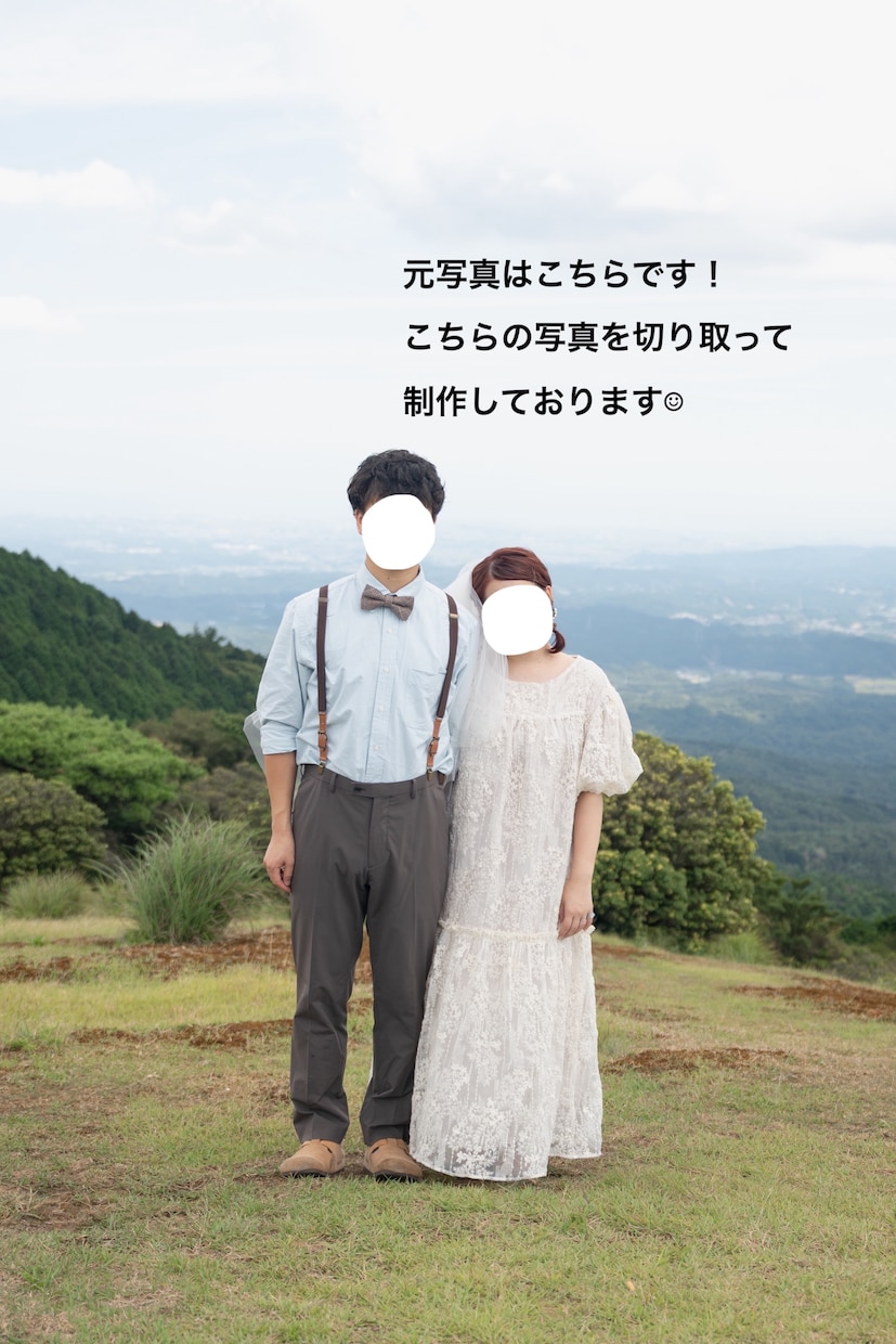 結婚式のウェルカムボード作ります 写真を送るだけ！くすみカラー×手書きでおしゃれ結婚式に！ イメージ2