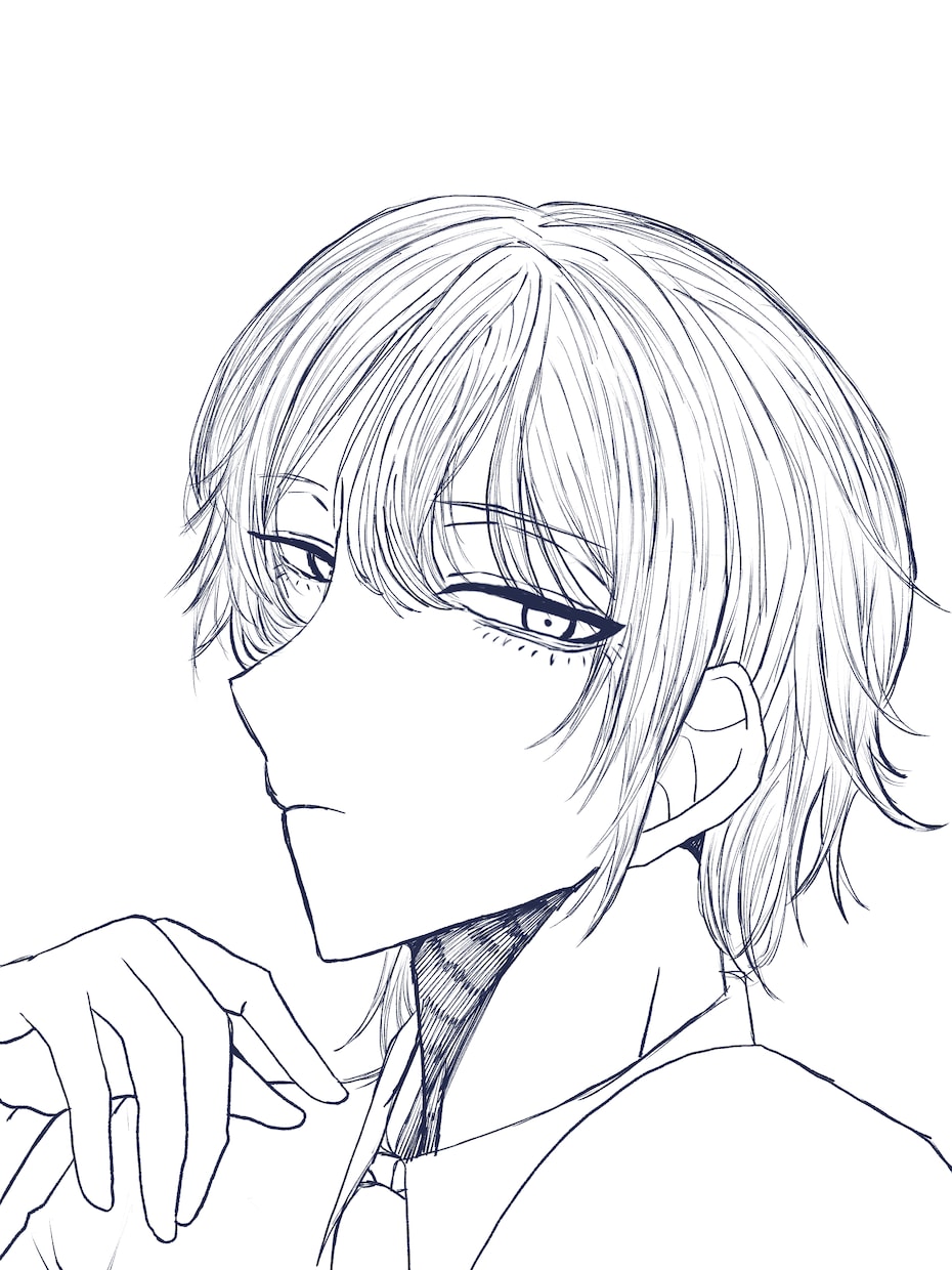 OC、創作キャラクターのイラスト制作します バストアップイラスト制作します！！ イメージ2