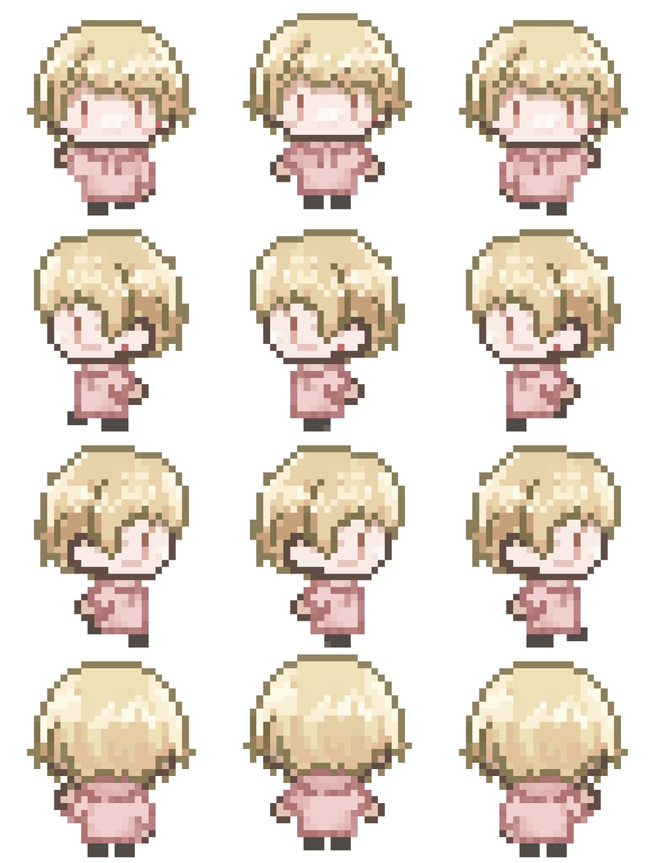 動くドット絵アバターを制作いたします ピクスクで使用できる動くドット絵アバターを制作いたします！ イメージ2