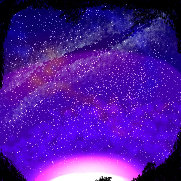 星空のイラストかきます 【商用利用可】【即日】【2枚目以降500円】 イメージ2