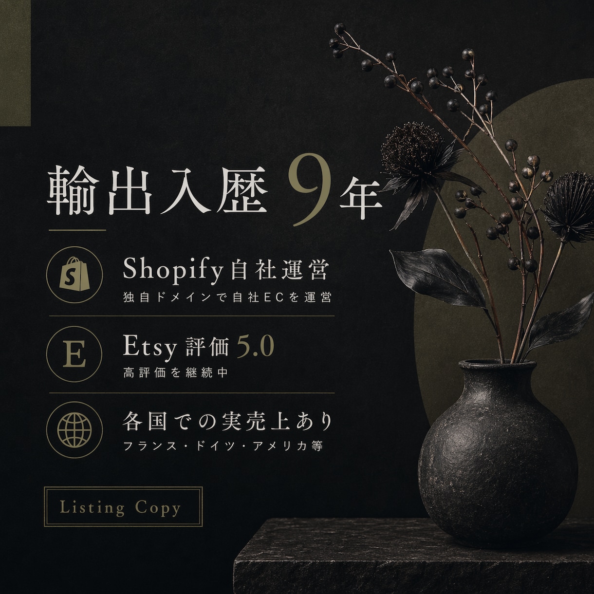 Etsy商品ページを英語で作成します 魅力が伝わる商品ページを作ります イメージ2