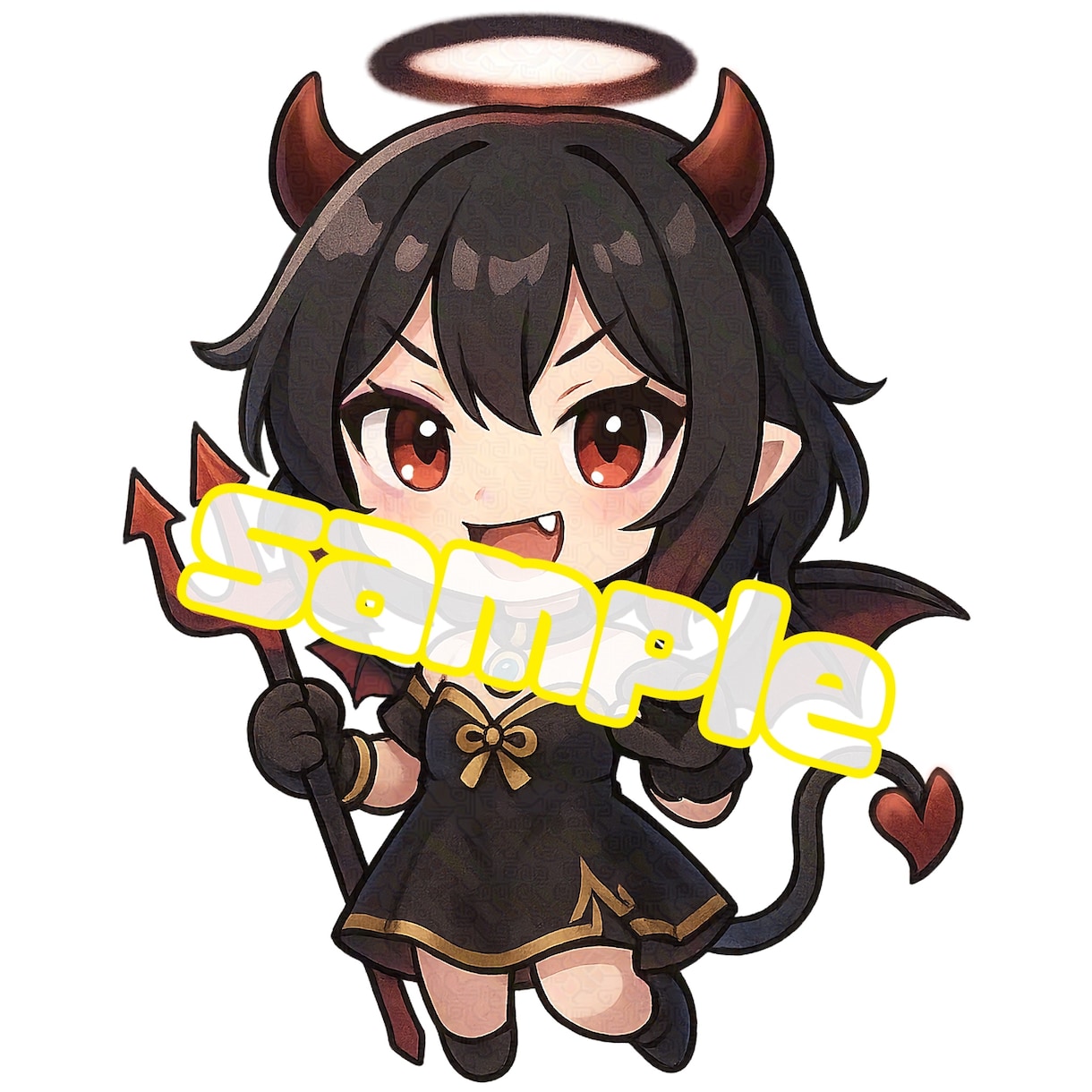 可愛いオリジナル2次元デフォルメイラスト作ります オリジナルグッズが作りたい方などにアイコンつくります。 イメージ4