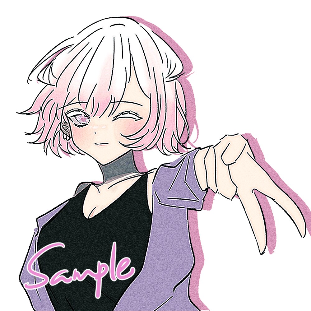 歌ってみたサムネ・イラスト/SNSアイコン描きます すぐ作業可能です。気軽にご相談ください。 イメージ7