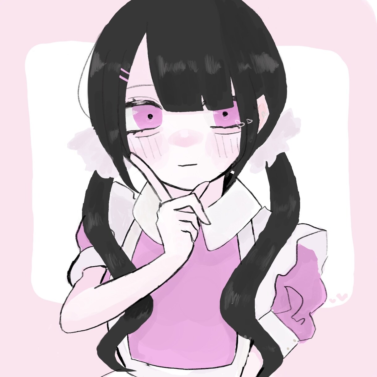 人数限定！目を引くSNSアイコン描きます 今風のかわいい女の子を描きます♡ イメージ1
