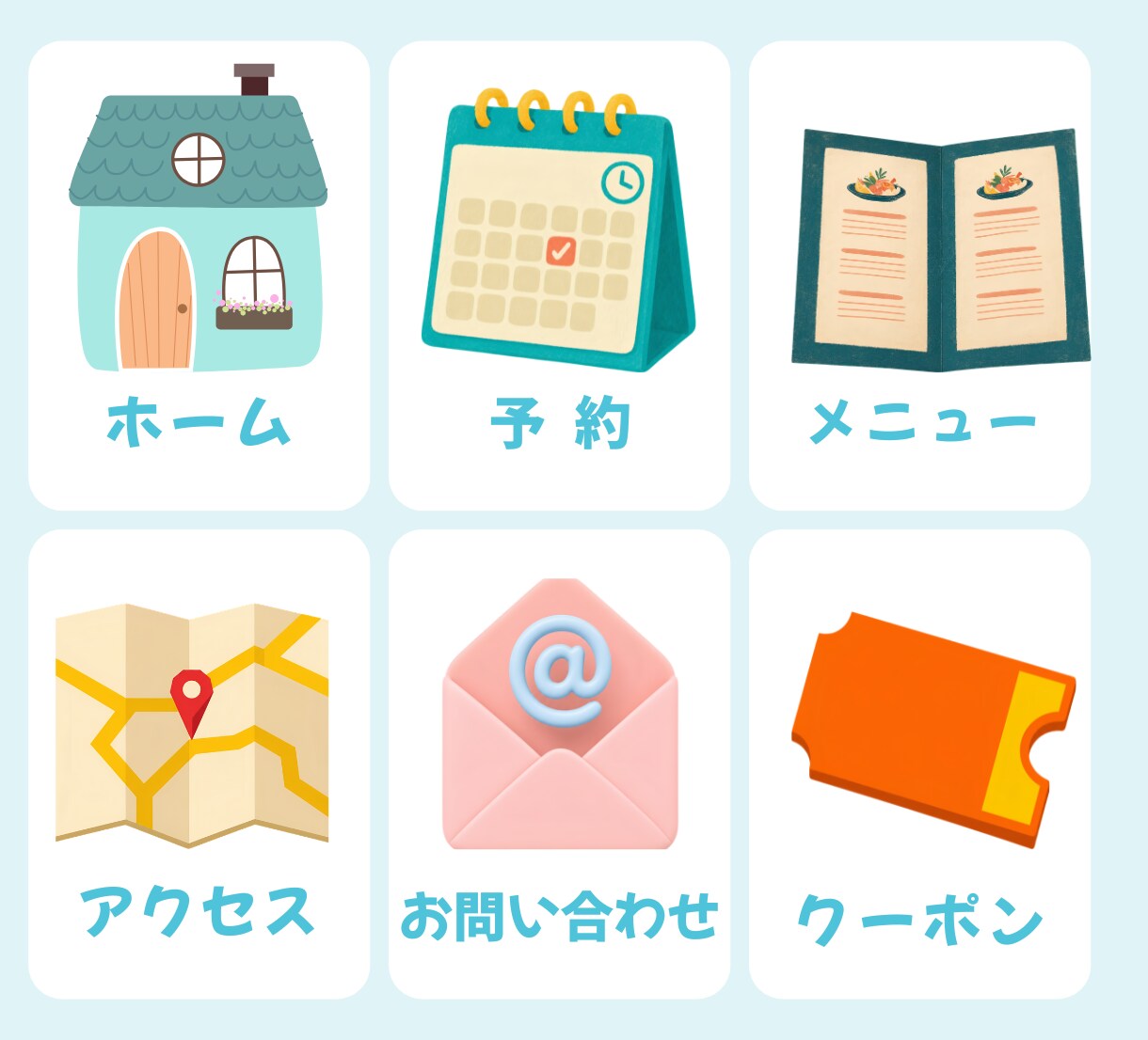 お洒落で集客につながるLINE公式を作成します 集客につながる！！LINE公式リッチメニューを作成します！！ イメージ8