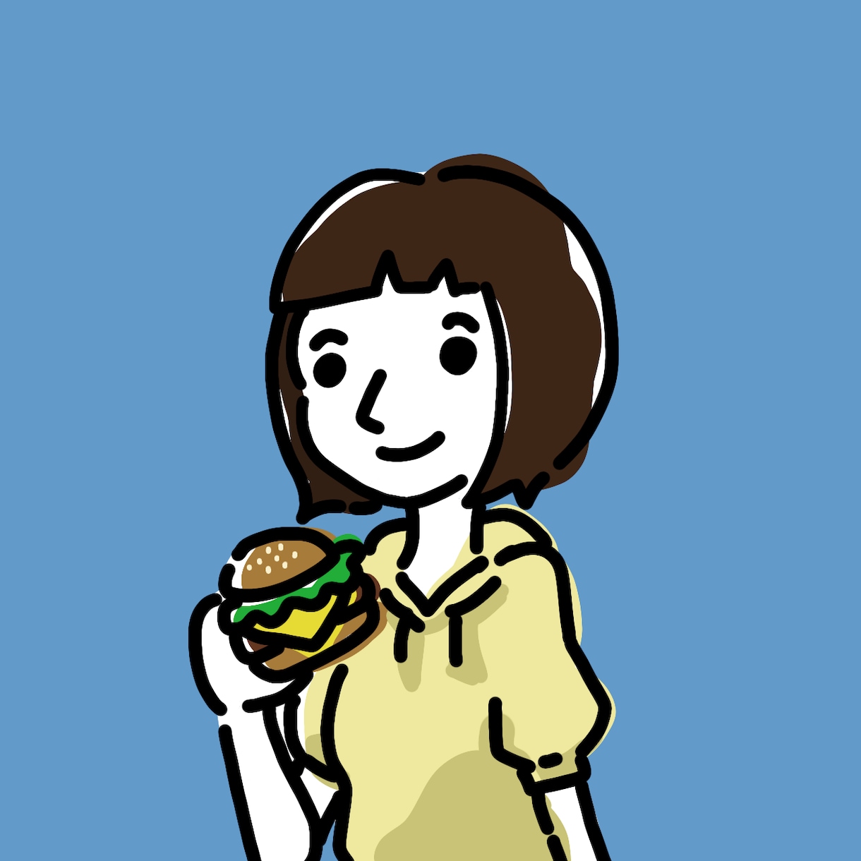 シンプルで可愛いアイコン描きます 似顔絵やSNSアイコンなど幅広く対応可能！ イメージ2