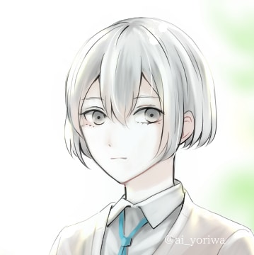 色素薄め男子アイコンを描きます オリジナルの儚げ系男性のSNSアイコンを描きます イメージ8