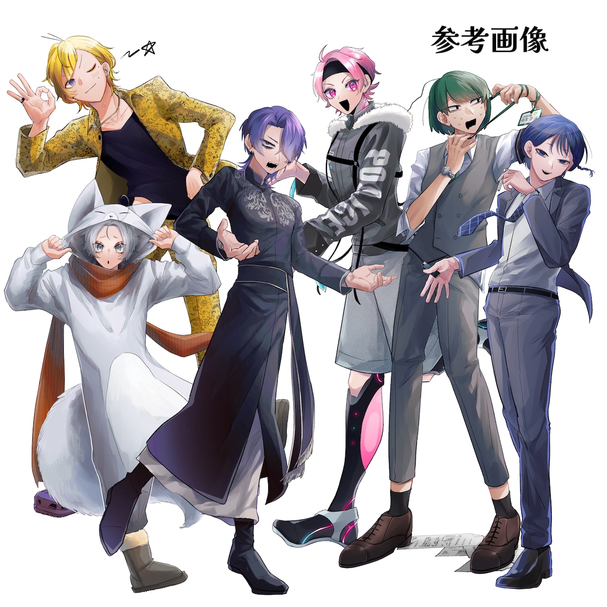 TRPG・ゲーム立ち絵お描きします TRPG等に使用できるキャラクター立ち絵制作のご依頼承ります イメージ3