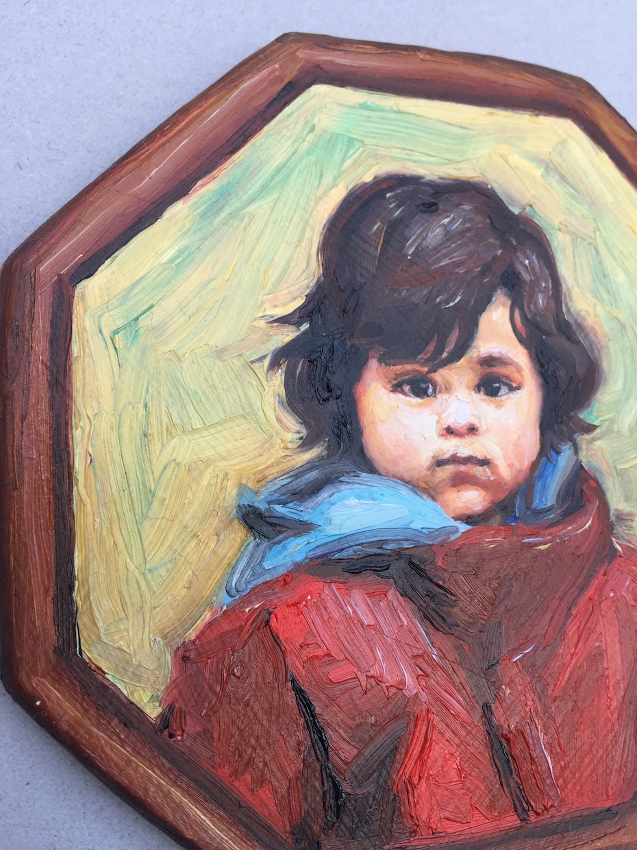似顔絵を油絵の具で描きます 本格的な油絵を飾って見ませんか？ イメージ3