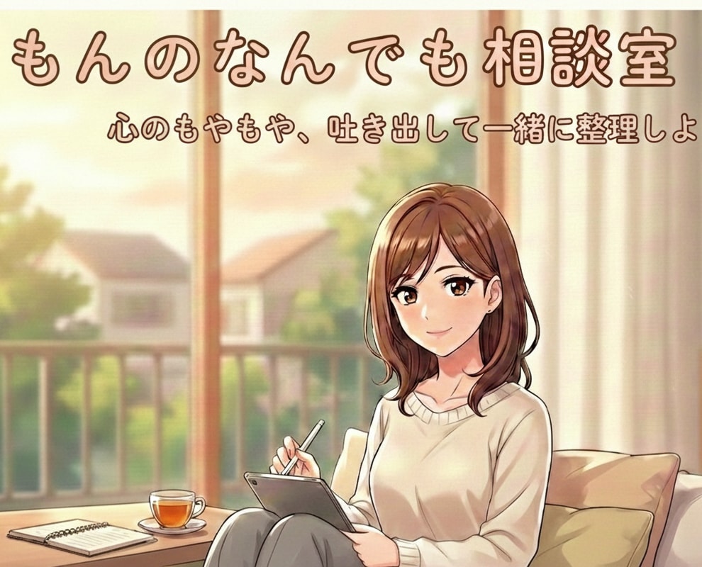 もんのなんでも相談室｜じっくりお話聞きます 飾らず、気取らず、そのままでOｋです イメージ1