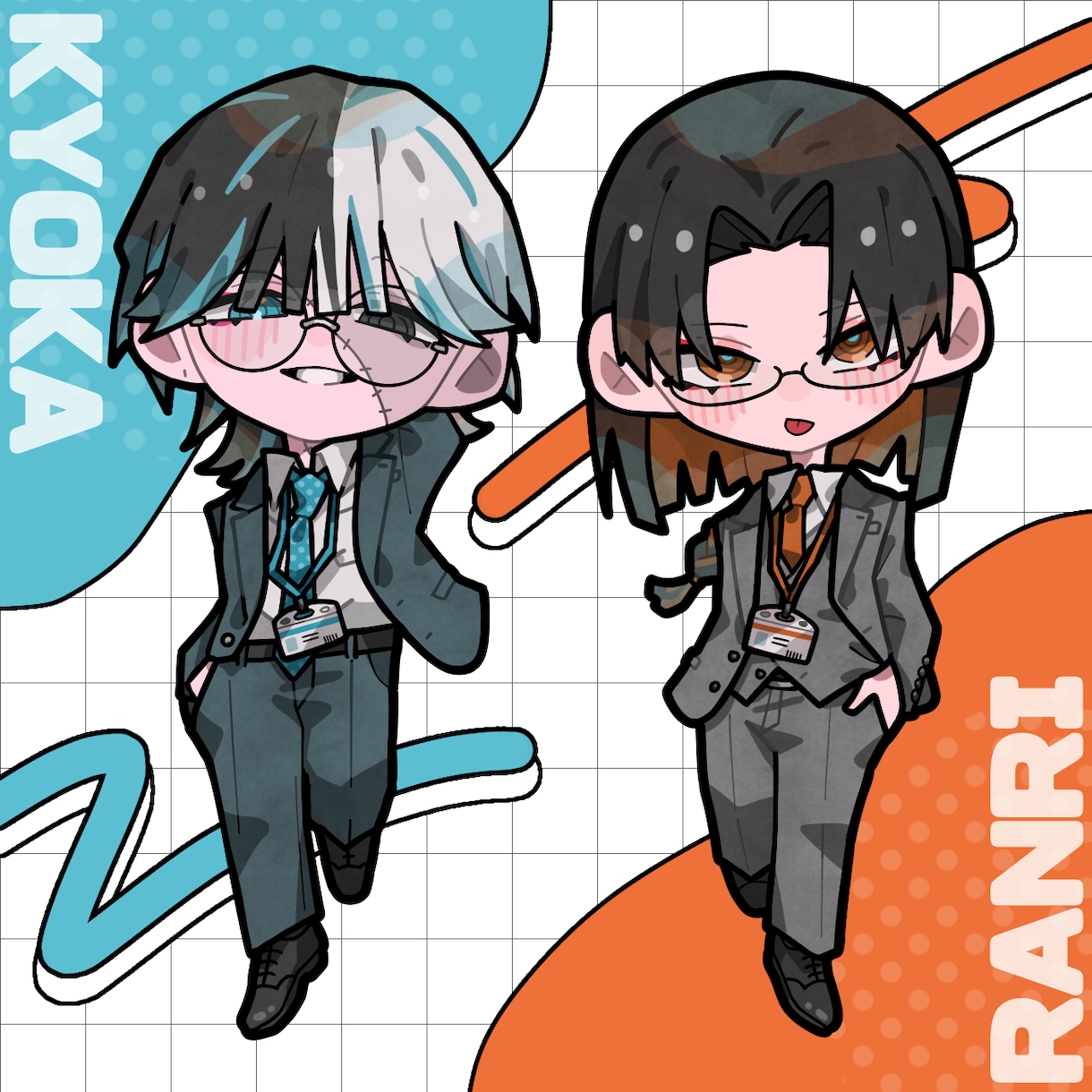唯一無二なSD立ち絵イラストお描きします 絶対に他と被らないグッズを作りたい方へ！ イメージ9