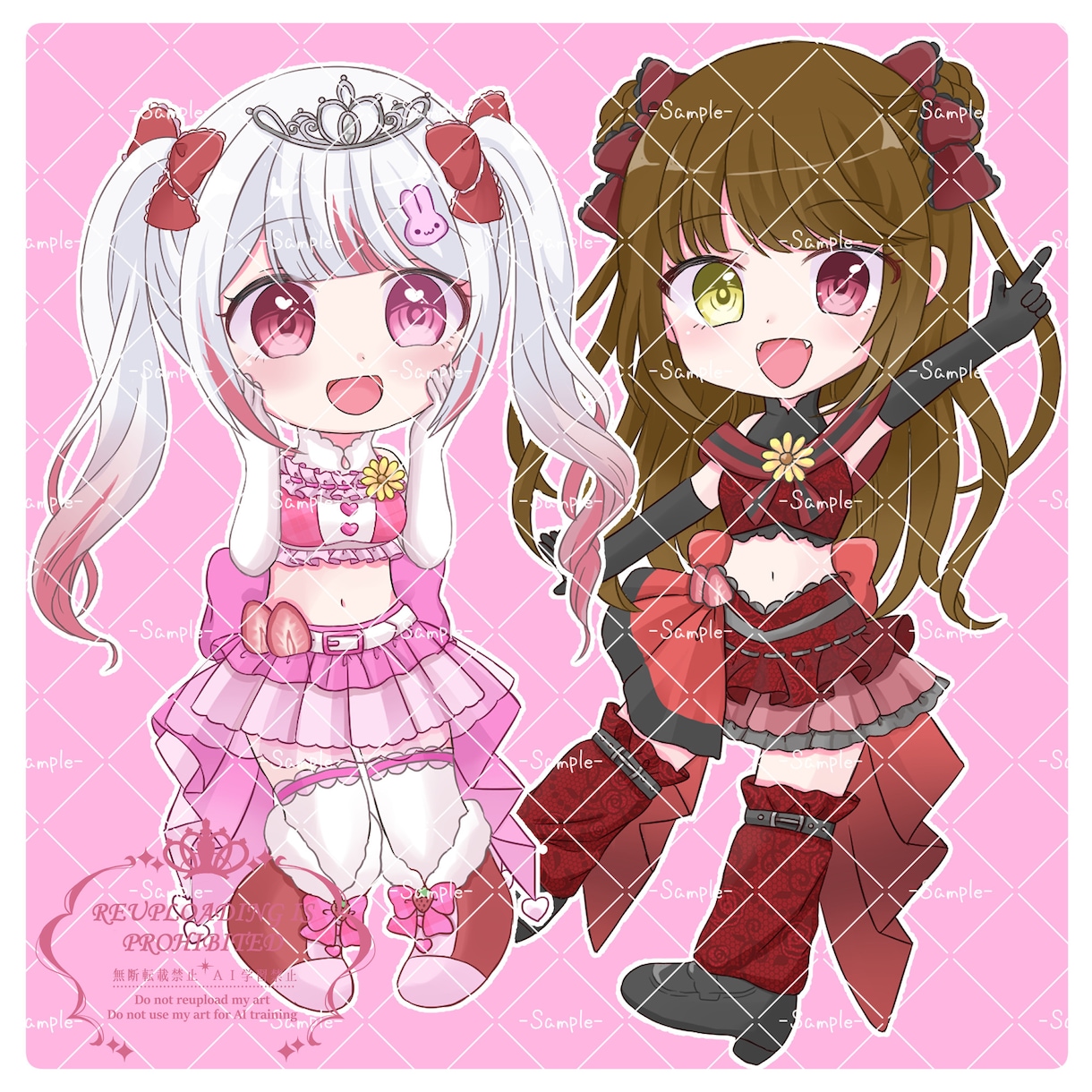 ミニキャラ SDキャラ 描きます 簡易作画 可愛いミニキャラ作成します！ イメージ8