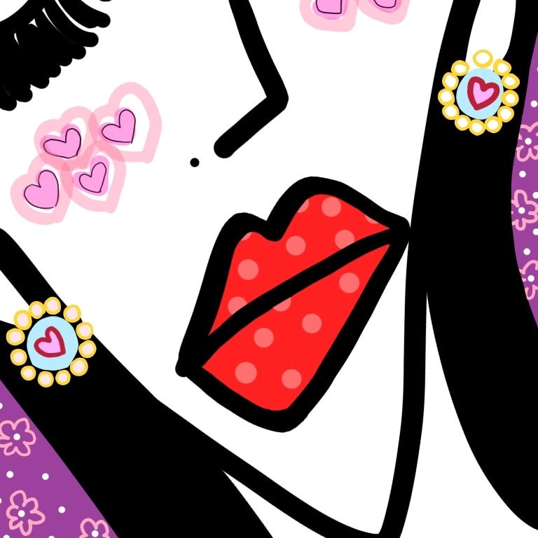 おしゃれな海外風女性のデザインを書きます ラインのアイコンなどにもオススメ イメージ2