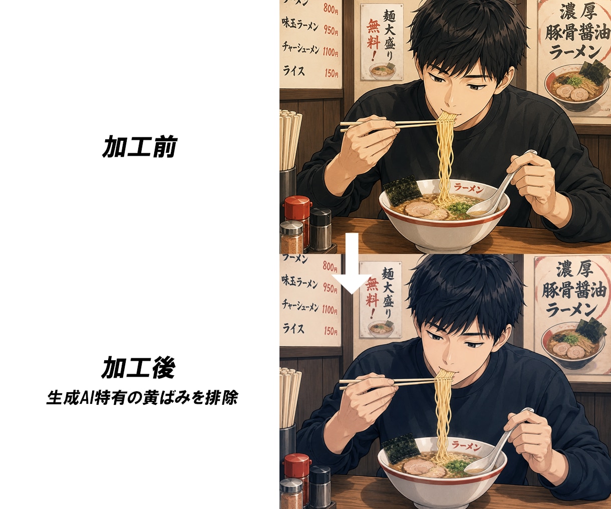 AI生成画像の破綻修正・合成・レタッチを承ります 迅速対応　Photoshopで丁寧に編集いたします イメージ5