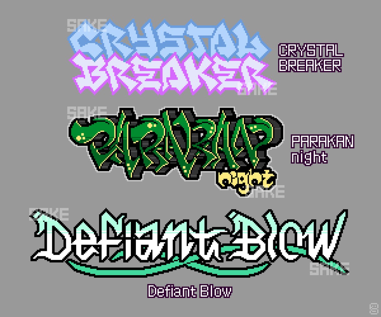 ドット絵のオリジナルグラフィティを制作いたします 他にはないドット絵グラフィティをオーダーメイド、商用利用可 イメージ5