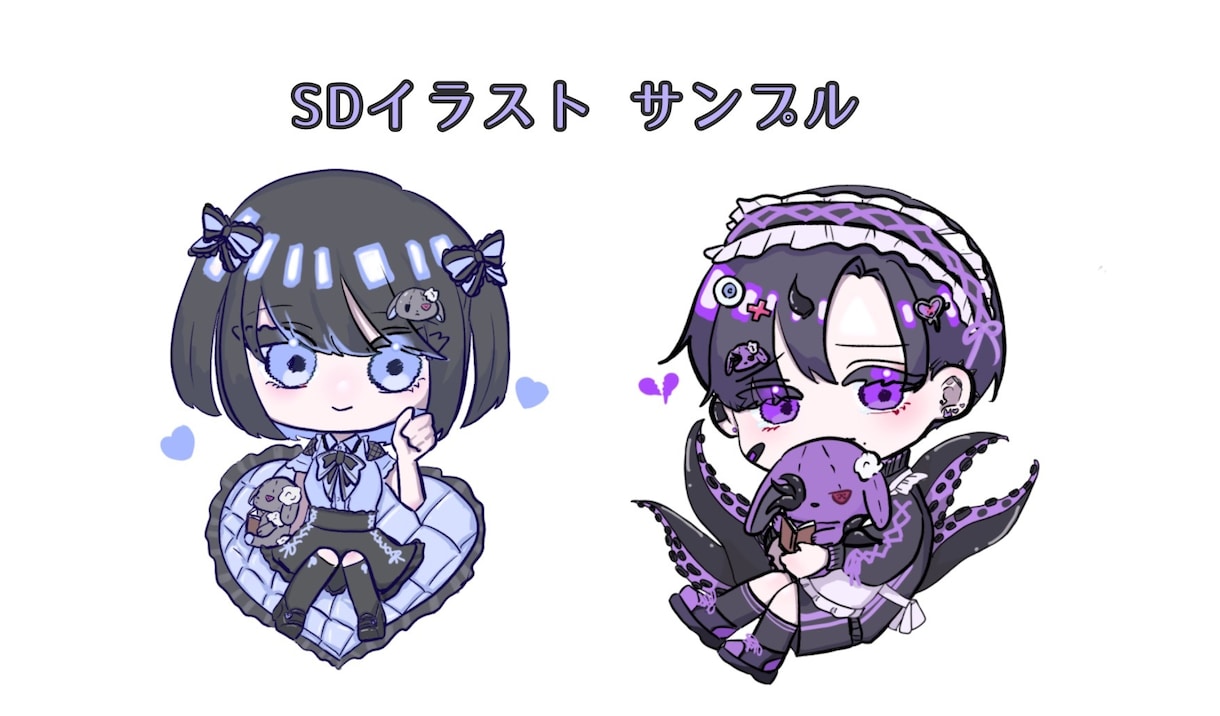 ゲーム/TRPG/配信 などの立ち絵作成します IRIAM対応可！綺麗めなキャラクターが得意です！ イメージ3