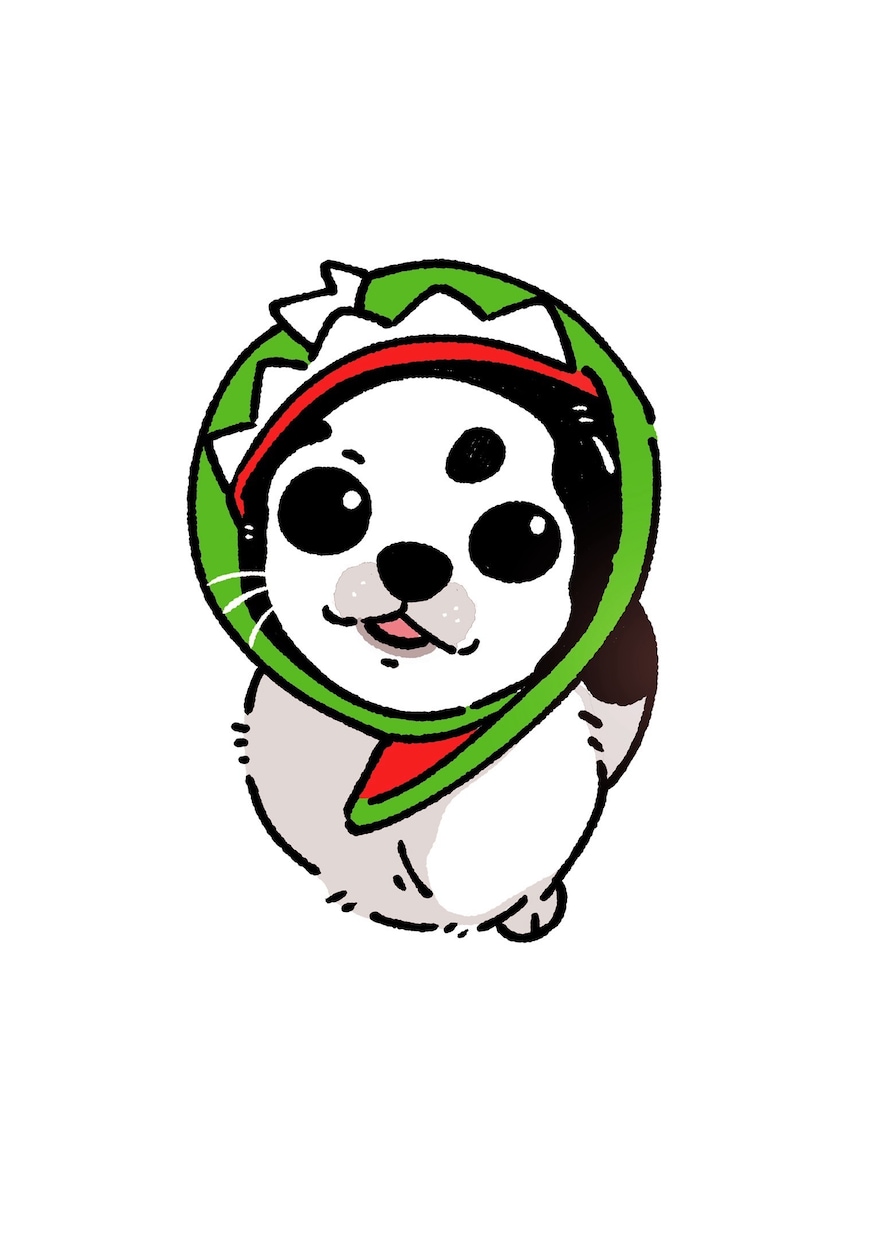ペットちゃんのイラストを作成します シンプルなペットちゃんの絵を描きます イメージ1