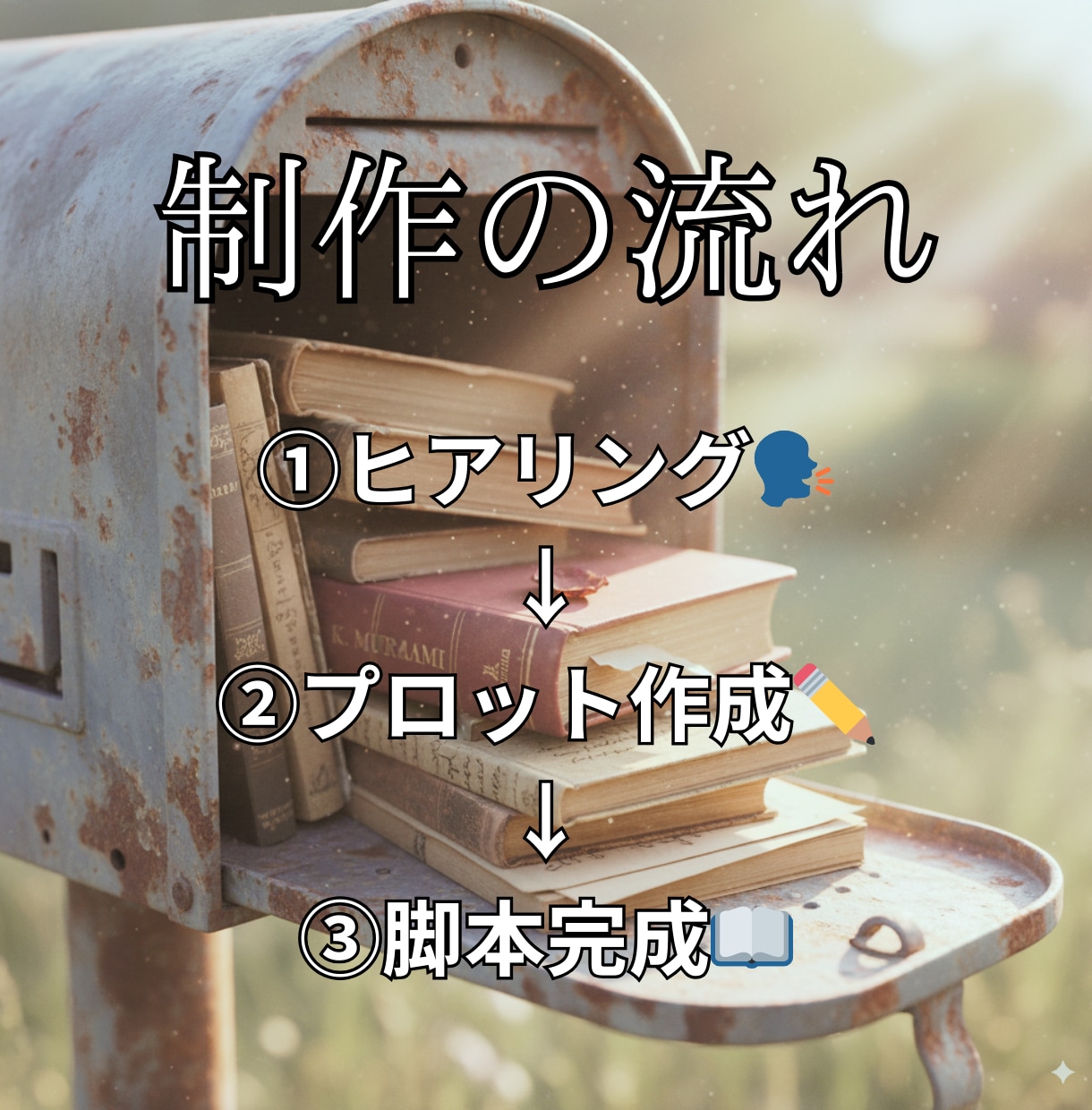 視聴維持率意識のYouTubeアニメ脚本制作します 途中離脱されない構成で再生される脚本を作ります イメージ1