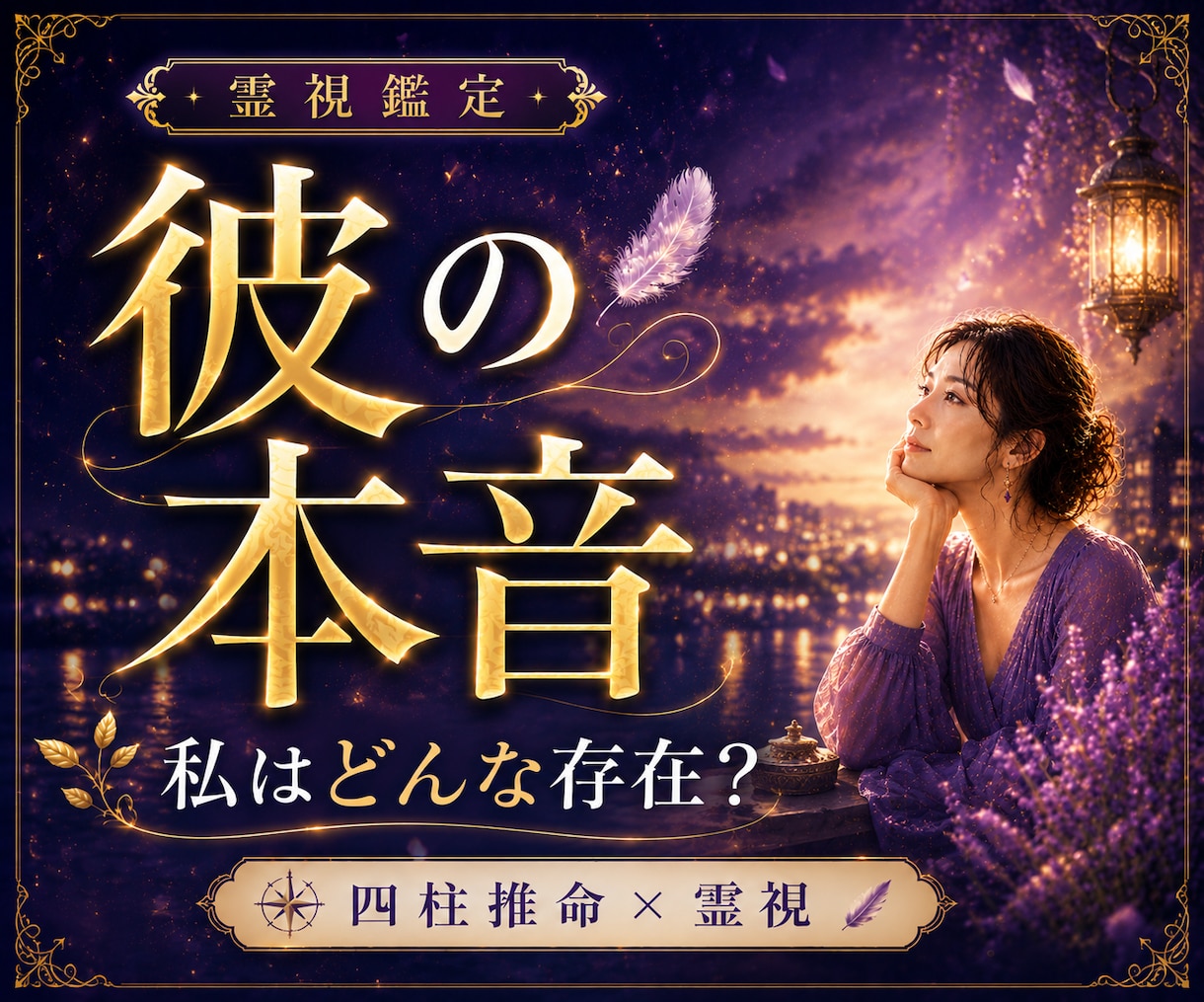 彼の気持ち・本音を霊視｜大人の恋愛を詳しく視ます 彼は今、どう思ってる？彼の本心、気持ち、本音を霊視鑑定します イメージ1