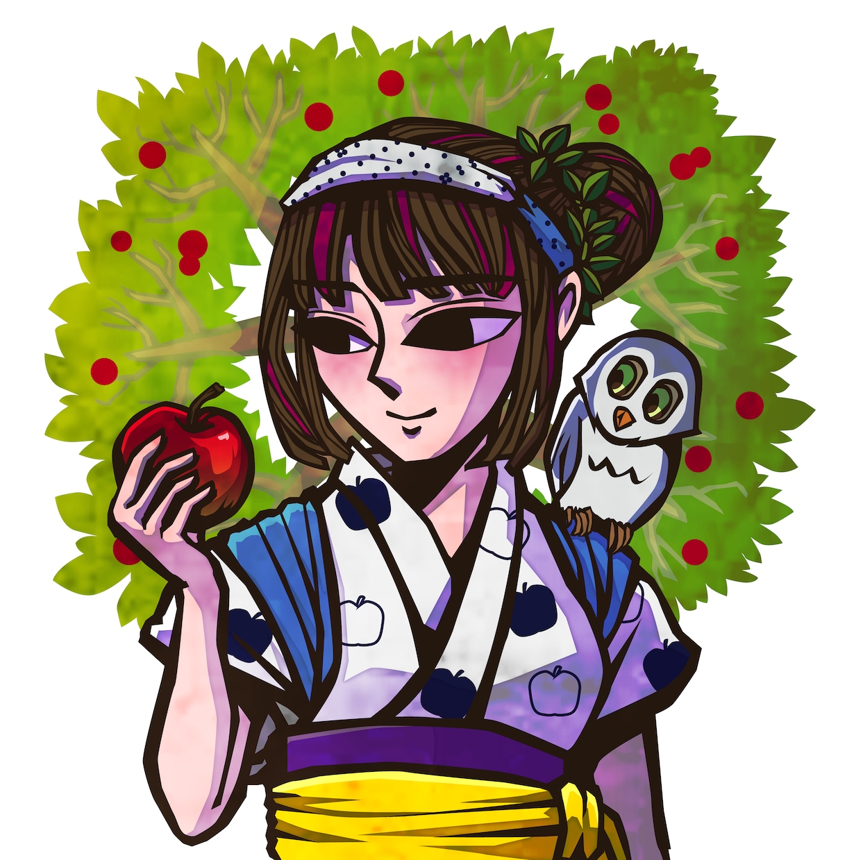 心が動くイラストを制作します どこか懐かしさを感じさせる切り絵風のイラストタッチです イメージ1