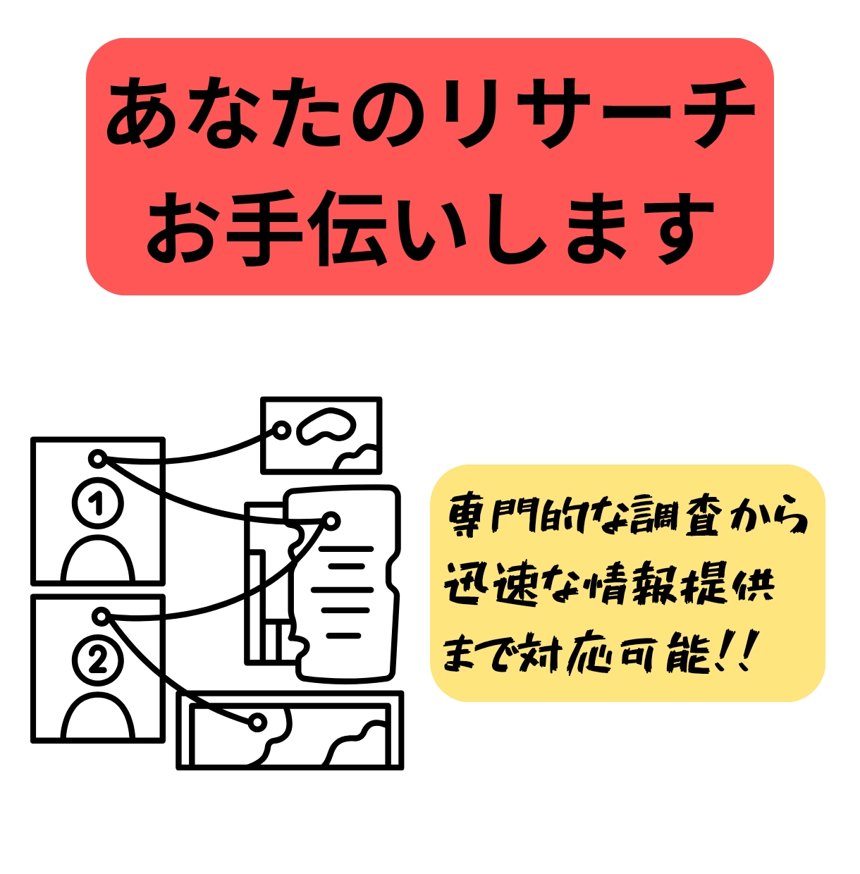 あなたの”知りたい”を形にします 「知りたい」をカタチに。可能性をカタチに。 イメージ1