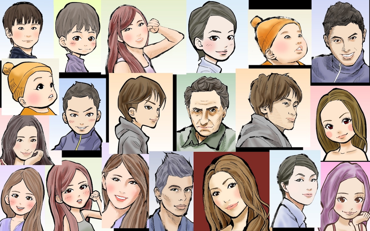 青年漫画風の似顔絵をお描きします 男性に特におすすめ。力強いタッチで他の人と差別化しませんか？ イメージ3