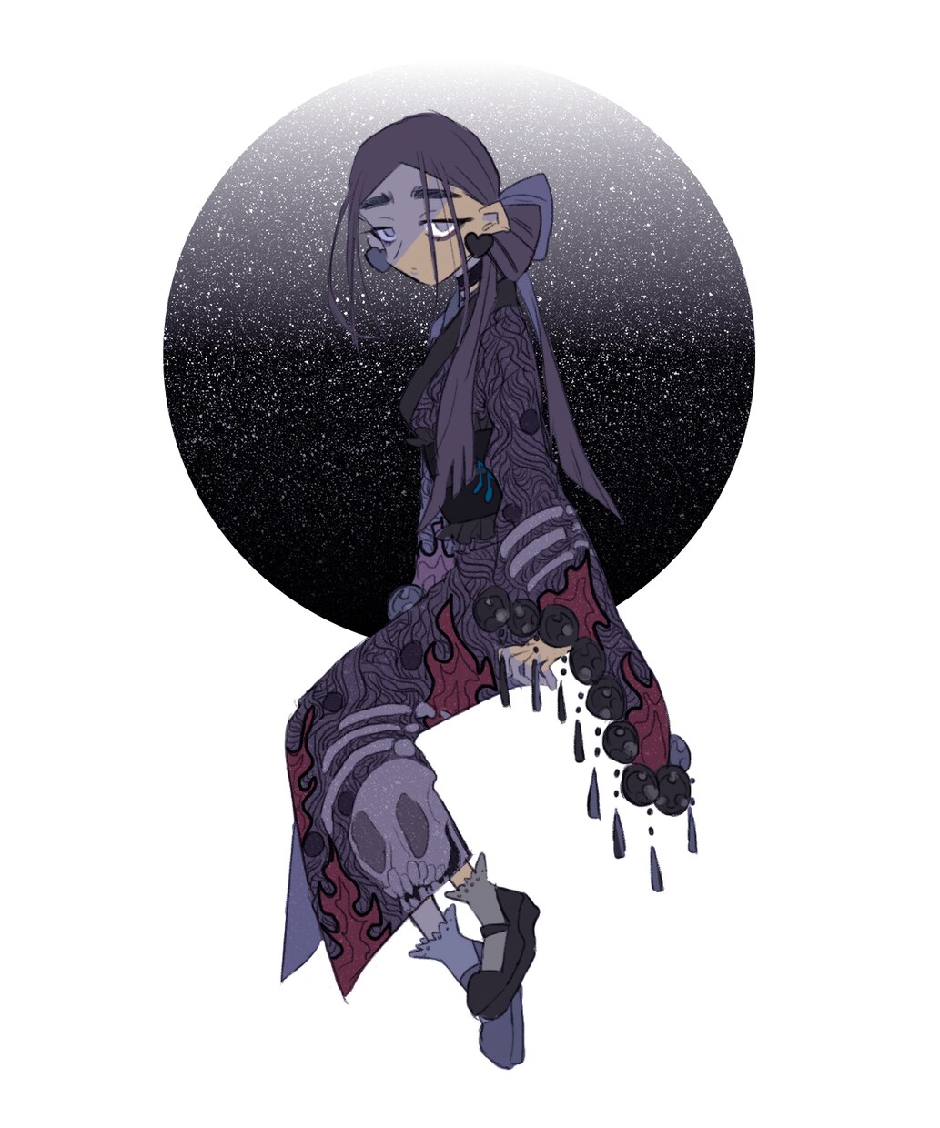 個人◎商用◎雰囲気のあるイラスト描きます 歌ってみたのサムネやSNSのアイコンなどに！ イメージ5