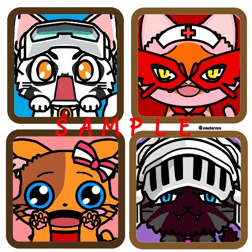 キャラクター・アバター作成します 人型・人魚・ネコ型などさまざま☆ イメージ3