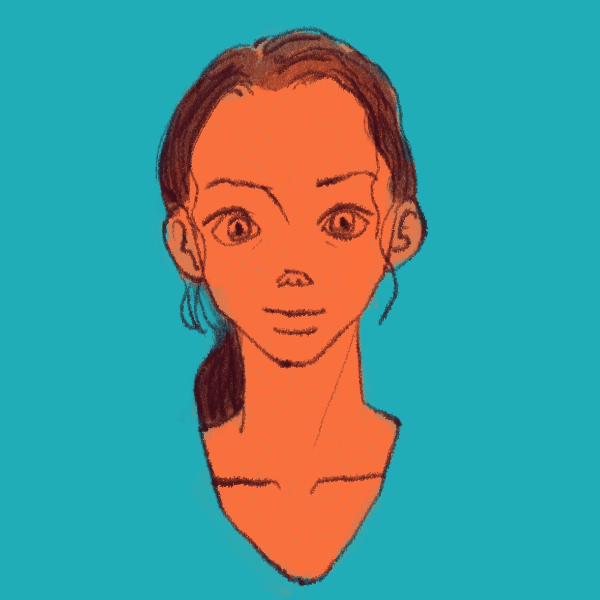 SNSアイコン用の似顔絵描きます 古い印刷物のような色彩で、一味違うアイコンに。 イメージ8