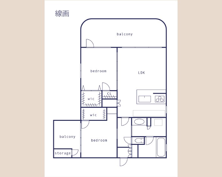 素早く間取り図をトレース・作成します 不動産資料や広告に、分かりやすい間取り図を イメージ2