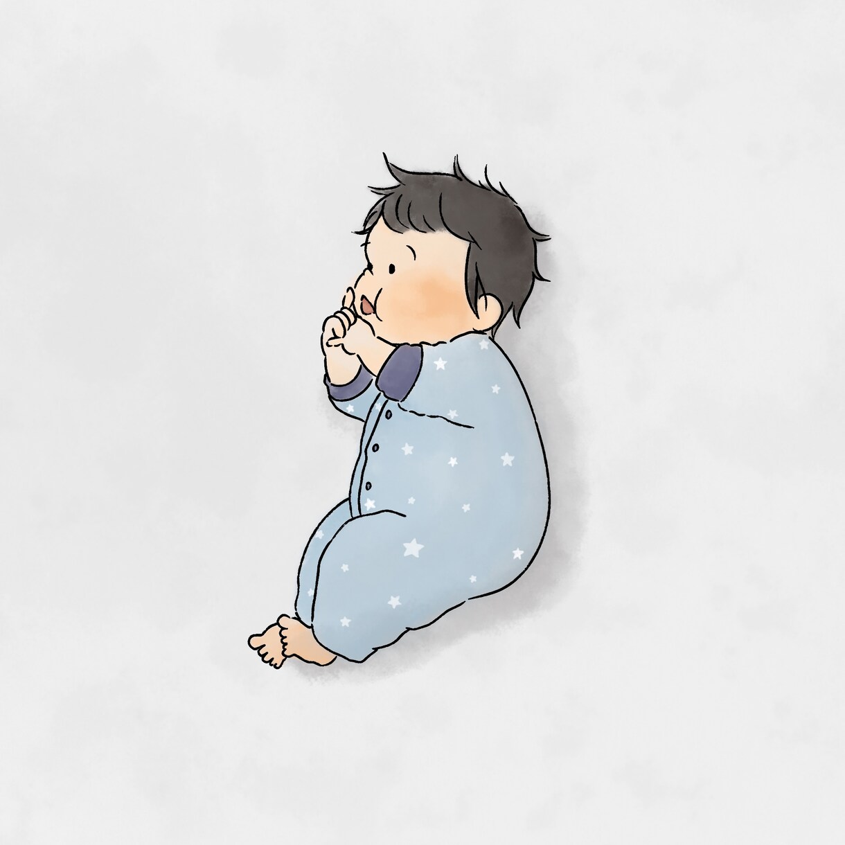 今しかない可愛さを残す、赤ちゃんイラスト描きます あっという間に過ぎる“今”を、そっと残す一枚に イメージ1