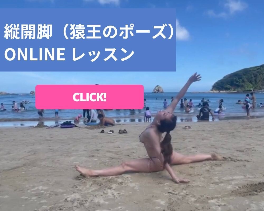 初心者歓迎★縦開脚を目指す！基礎レッスンします 必要な筋肉に絞って集中レッスン イメージ1