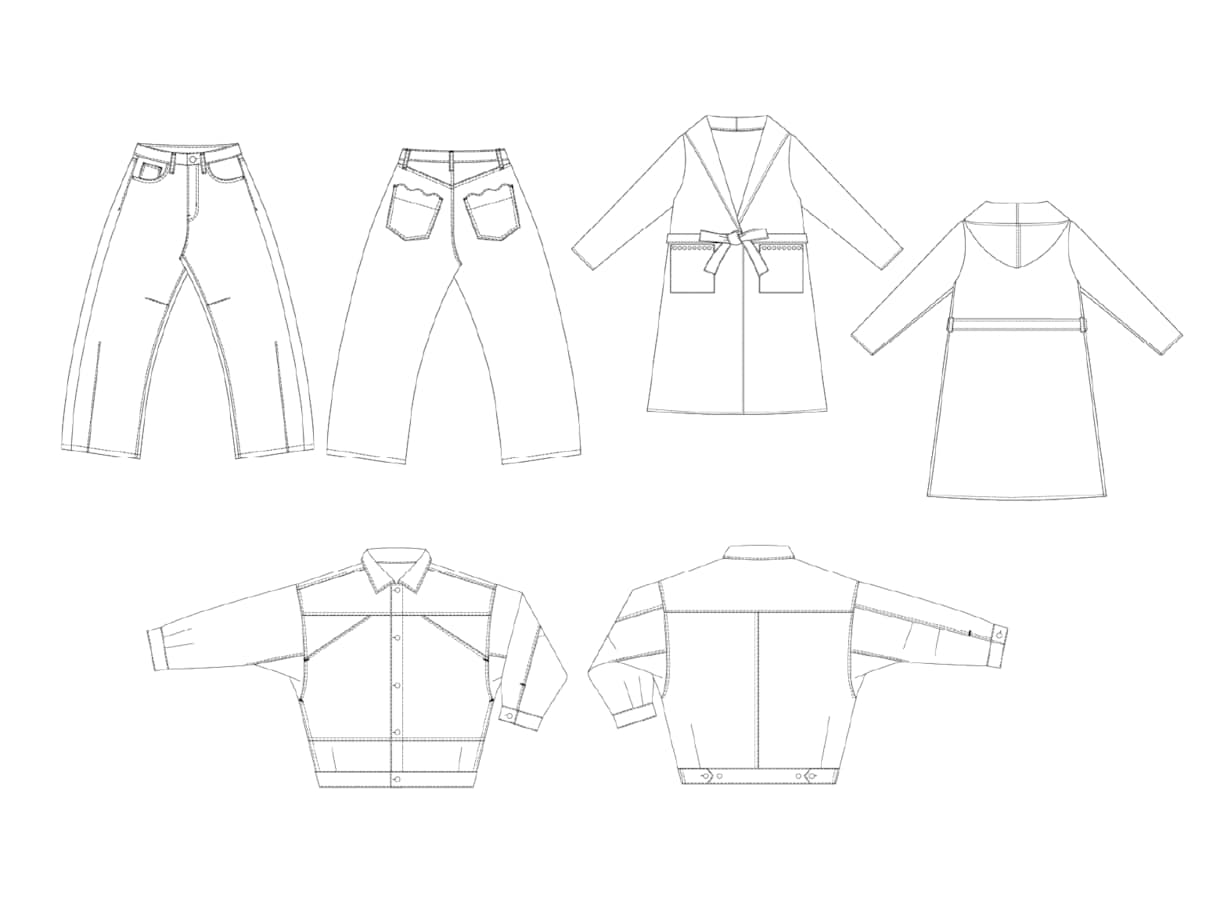 アパレルハンガーイラスト作成します 大手OEM、ODM請負の現役デザイナー兼営業が請け負います イメージ9