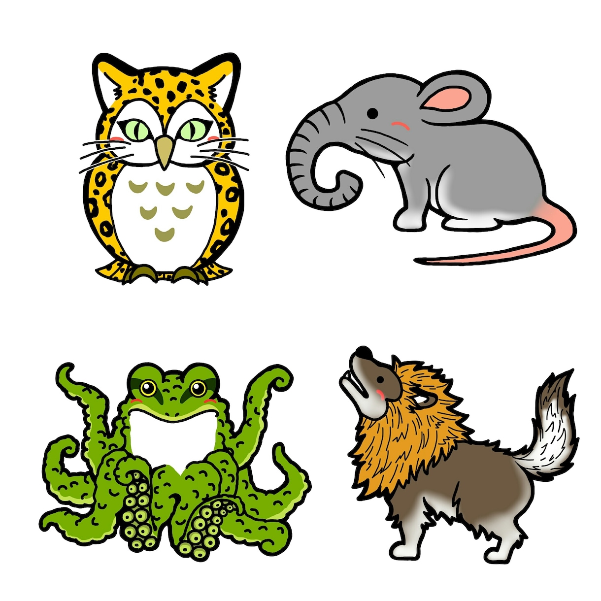 混合生物描きます 動物を掛け合わせて新しい生き物を作ってみませんか。 イメージ2
