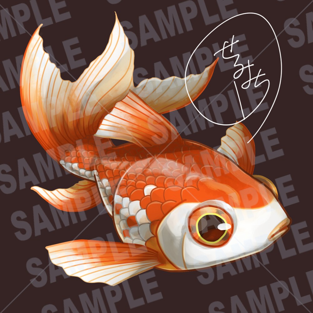 魚のSNSアイコン、ヘッダーイラストお描きします 田舎で釣りばかりしていたから描ける魚のイラストお描きします イメージ10