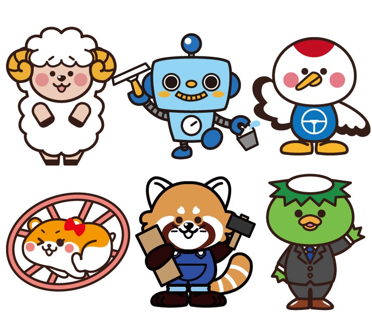 おまけ付！ゆるキャラを作成します サイト・アイコン・PRに使える親しみやすいキャラクター制作 イメージ2