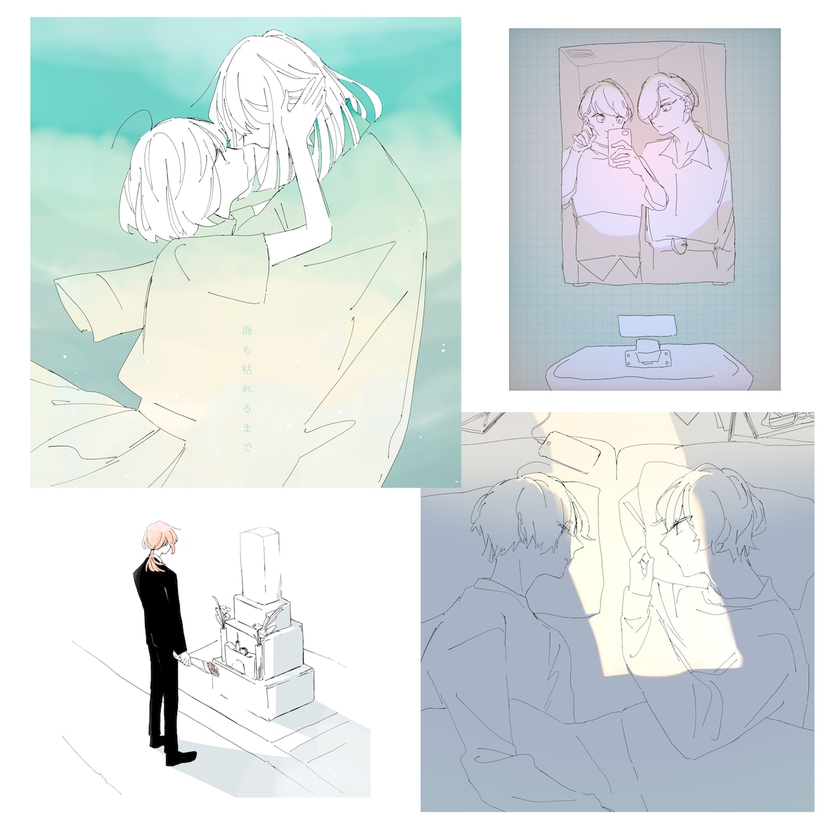 シック/ダークな雰囲気のイラスト作成します 動画サムネ、個人観賞用、その他一枚絵をあなたに合わせて作成 イメージ7