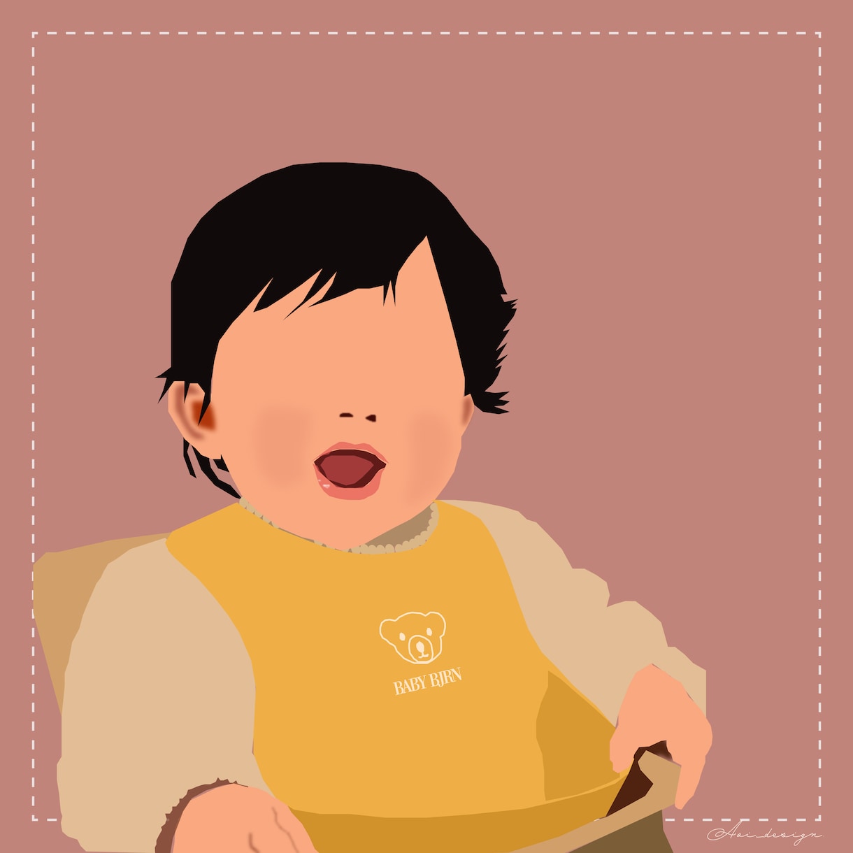 お気に入りの写真でイラスト描きます SNSのアイコンにも！想い出をイラストにします☺ イメージ4