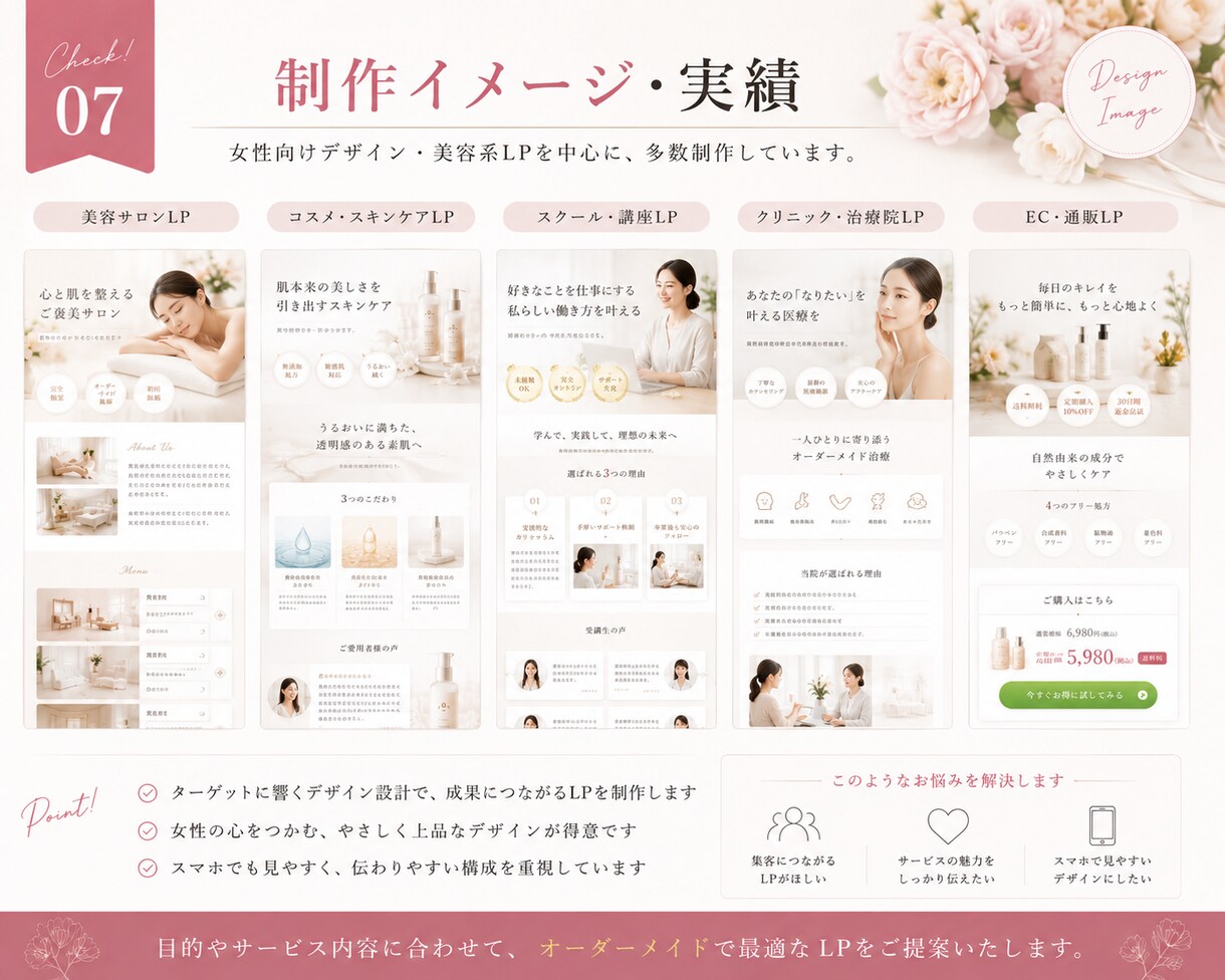ＬＰを最短２日で制作します 構成文章デザインまで一括対応します イメージ7