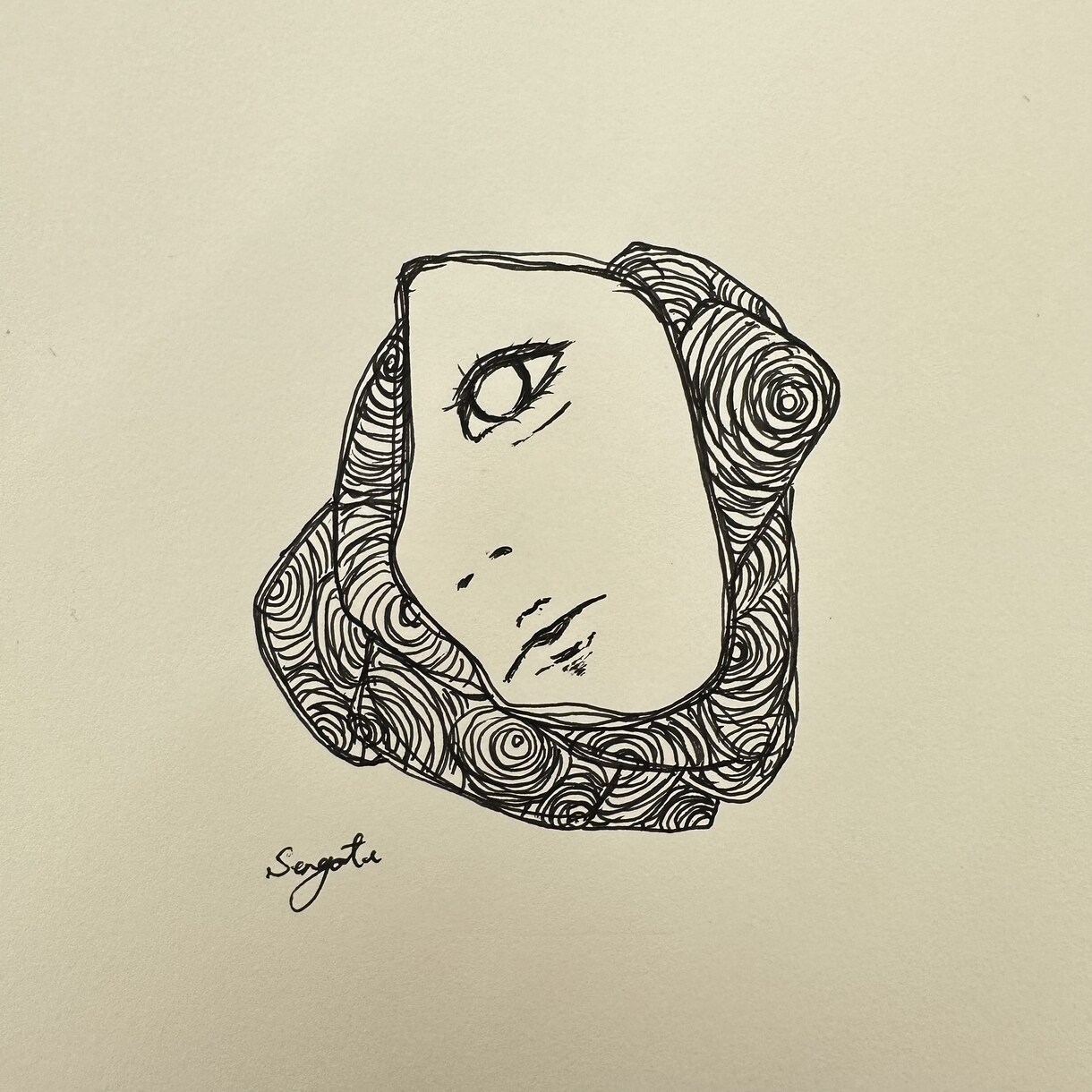 独特な世界観のイラストを描きます キャンバスや色紙にイラストを描きます。 イメージ6