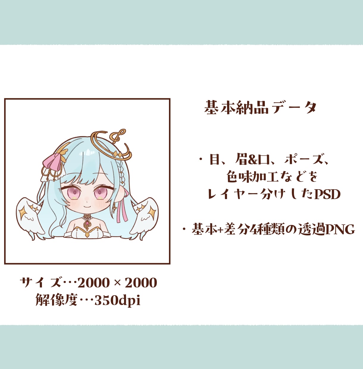商用利用可！差分付きデフォルメイラスト描きます アイコン、配信、動画、グッズなどにどうぞ イメージ4