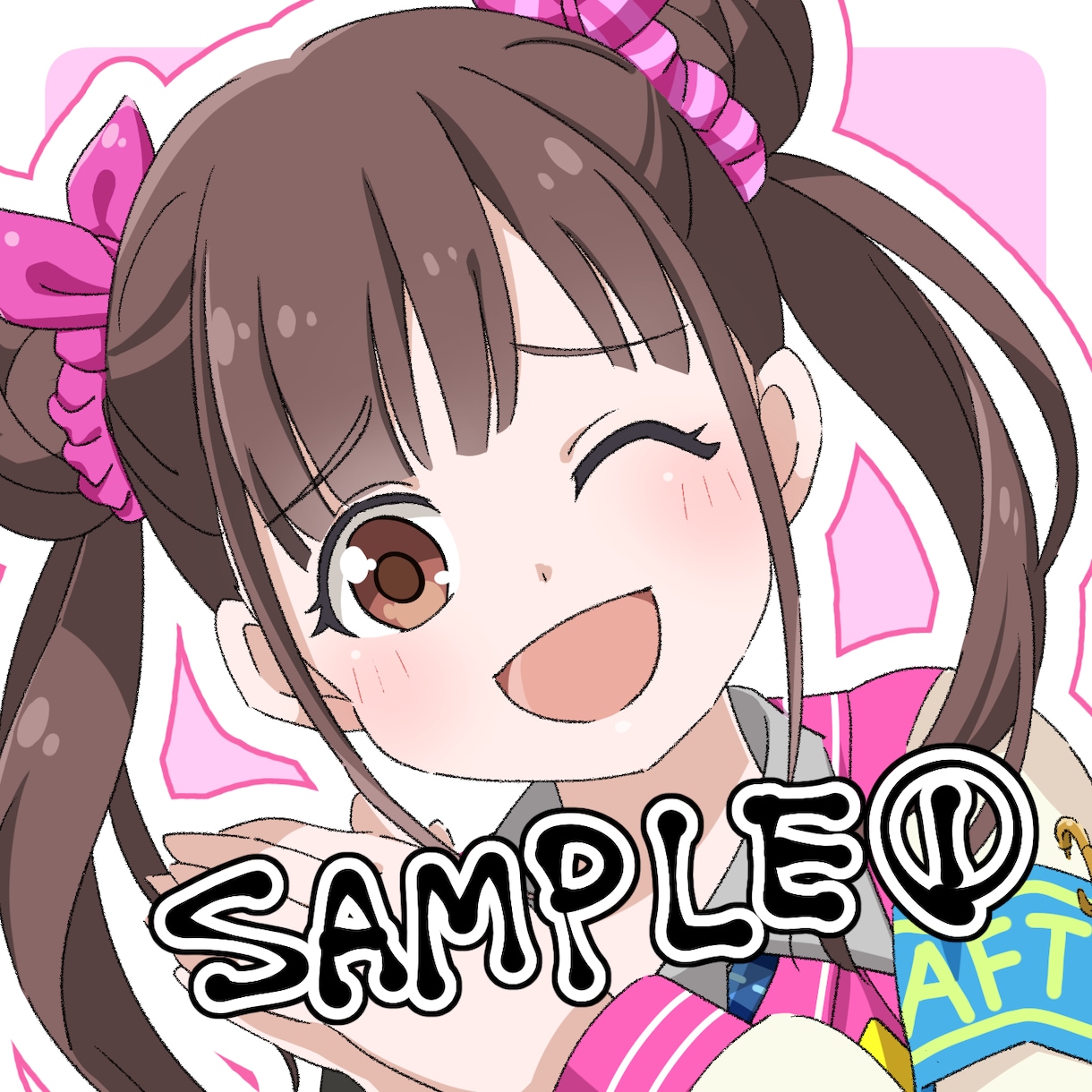 サクッとアニメ塗りイラスト描きます キャッチーなアニメ塗りイラストです！ イメージ2