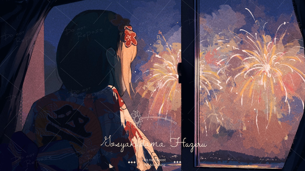 背景付きキャラクターイラスト描きます 丸投げでサムネイル作成　MV、楽曲ジャケット、表紙など イメージ4