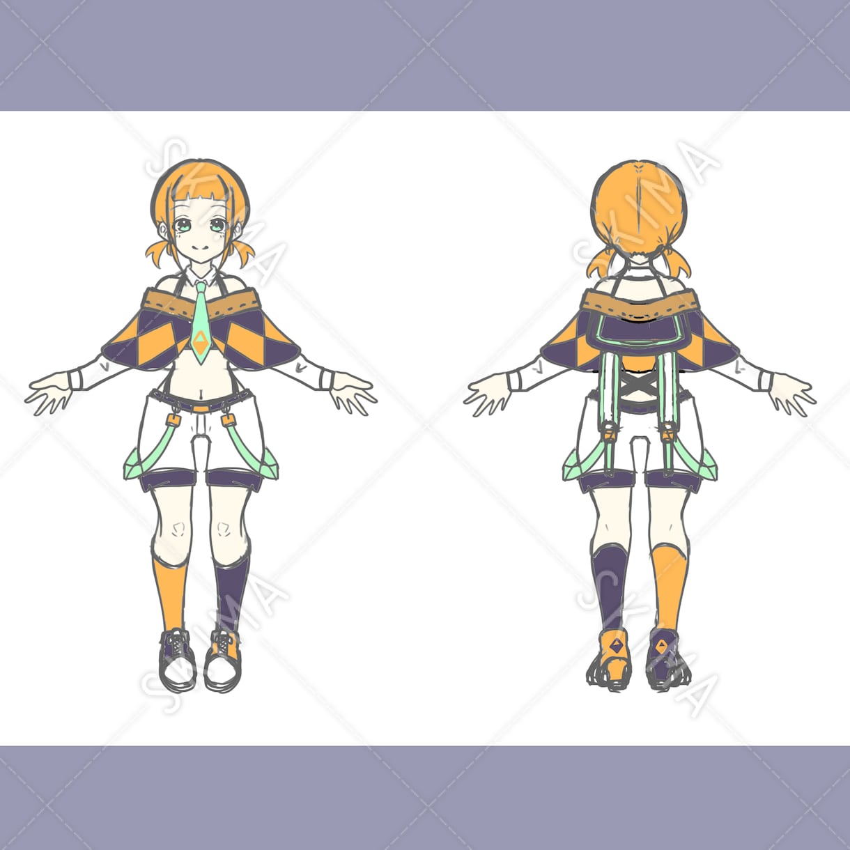 モーション済みlive2dキャラクターを販売します これをアプリに持っていくだけでVTuberに！！ イメージ2