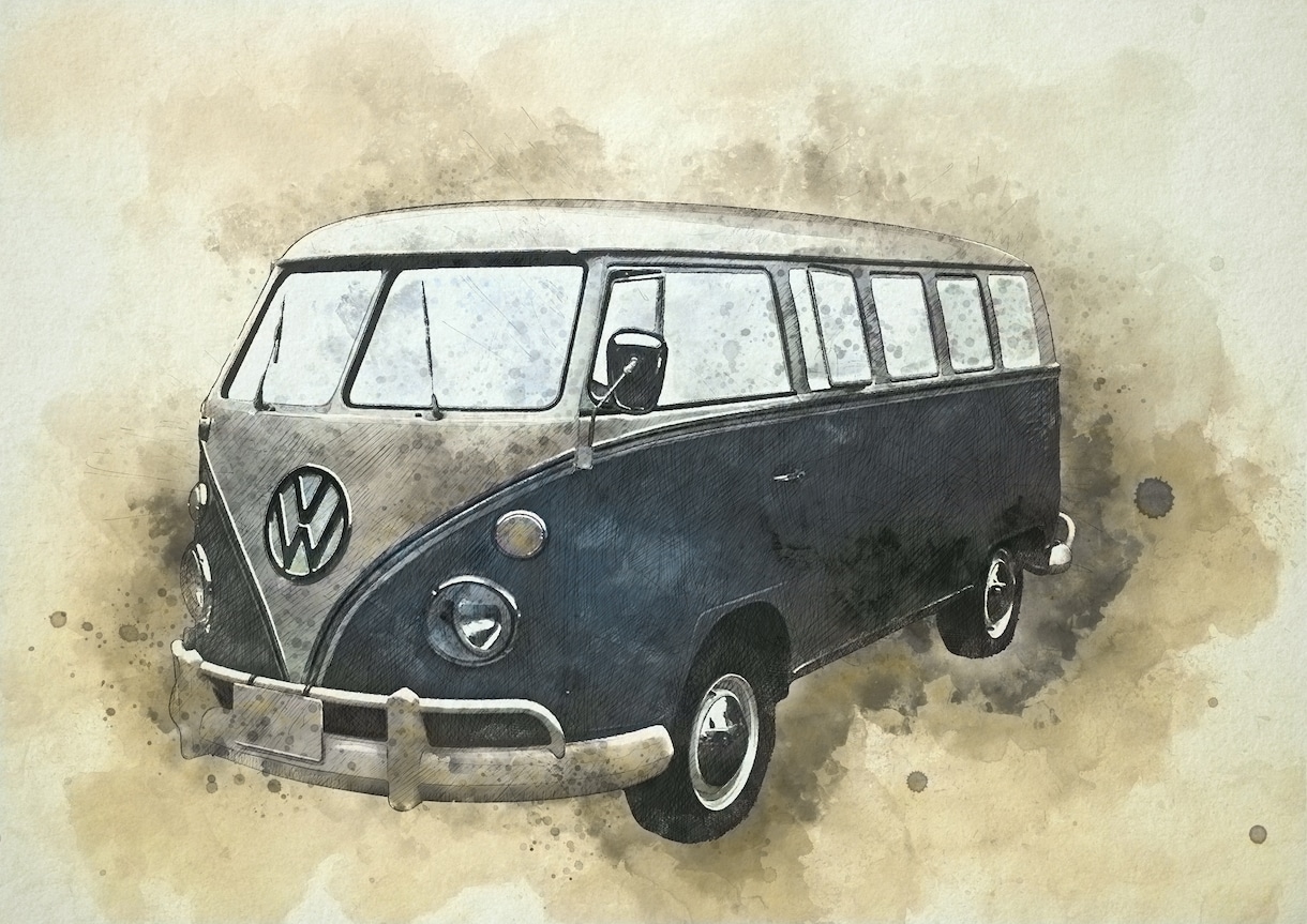 あなたの愛車を大人カッコイイ作品にお作りいたします デジタルデータ納品♡A4サイズプリントプレゼント*ᴗ ᴗ)⁾ イメージ2
